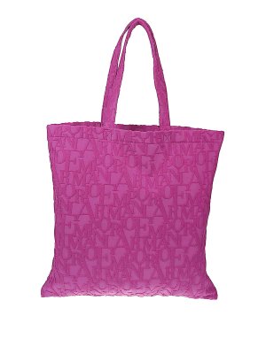 EMPORIO ARMANI: totes bags - Striped Beach Tote