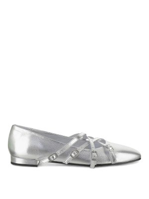 CAREL PARIS: flat shoes - Eloise Leather Ballet Flats