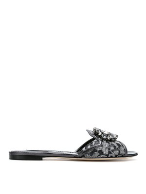 DOLCE & GABBANA: Sandales - Sandales - Argent