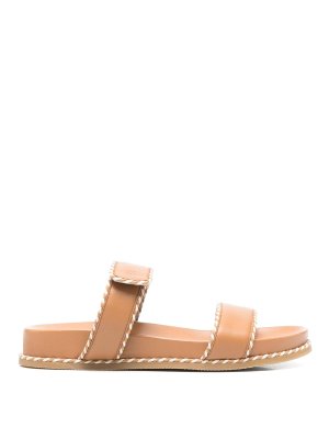 EMPORIO ARMANI: sandals - Leather Sandals