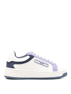 EMPORIO ARMANI: trainers - Leather Sneakers