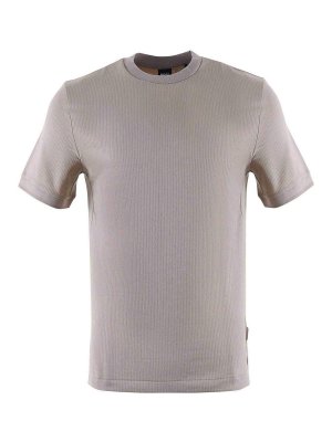 Hugo Boss: T-shirts - T-Shirt - Beige