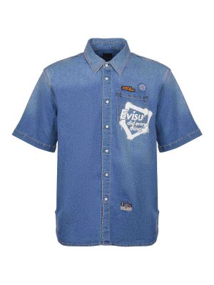 EVISU: Camisas - Camisa - Lavado Medio