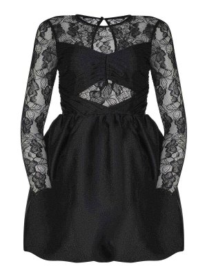 Self Portrait: Vestidos media pierna - Vestido Midi - Negro