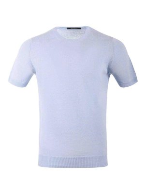 TAGLIATORE: T-shirts - T-Shirt - Bleu Clair