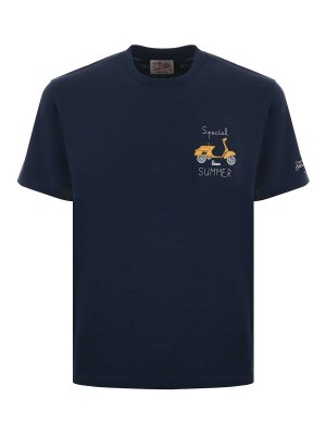 MC2 SAINT BARTH: T-shirts - T-Shirt - Blau