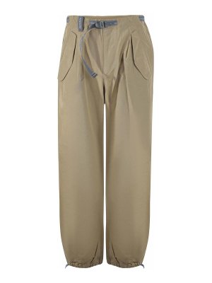 AND WANDER: pantaloni casual - Pantaloni in poliestere di cotone beige