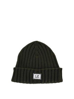 C.P. COMPANY: Chapeaux - Chapeau - Vert Foncé