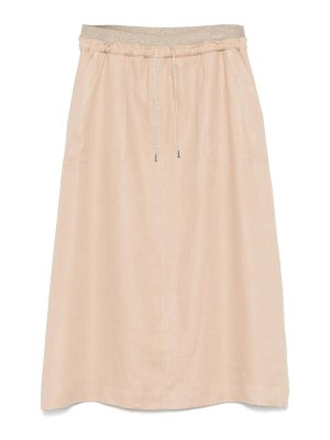 GRAN SASSO: Faldas media pierna y semilargas - Falda Semilarga - Blanco