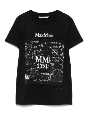 Max Mara: Camisetas - Camiseta - Negro