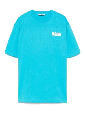 m.s.g.m.: T-shirts - T-Shirt - Hellblau