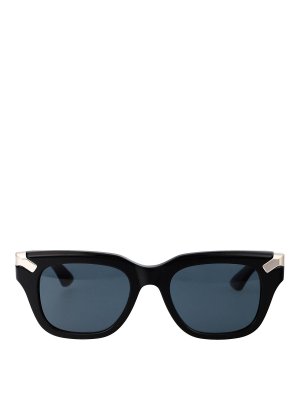 ALEXANDER MCQUEEN: Lunettes de soleil - Lunettes De Soleil - Noir