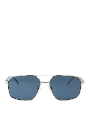 ALEXANDER MCQUEEN: Sonnenbrillen - Sonnenbrille - Silber