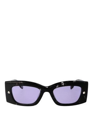 ALEXANDER MCQUEEN: サングラス - サングラス - ブラウン