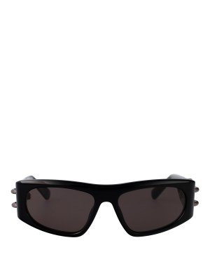 ALEXANDER MCQUEEN: Lunettes de soleil - Lunettes De Soleil - Noir