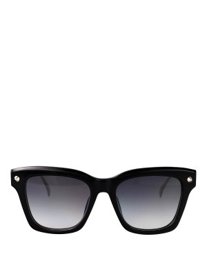 ALEXANDER MCQUEEN: サングラス - サングラス - 黒