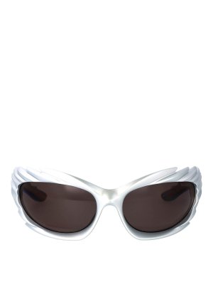 BALENCIAGA: Gafas de sol - Gafas De Sol - Plata
