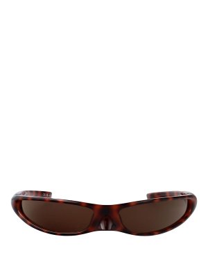 BALENCIAGA: サングラス - サングラス - ブラウン
