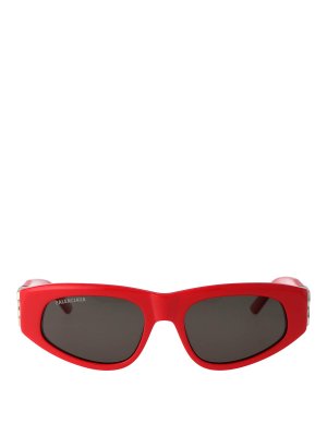 BALENCIAGA: Lunettes de soleil - Lunettes De Soleil - Rouge