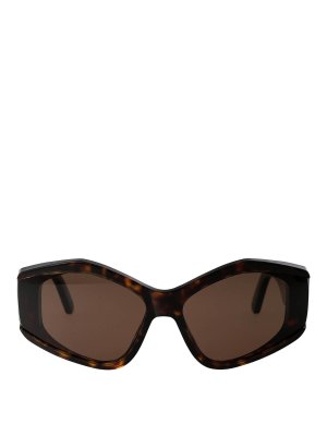 BALENCIAGA: Gafas de sol - Gafas De Sol - Marrón
