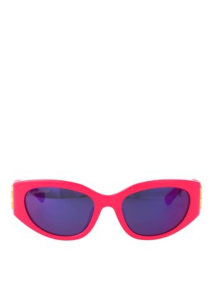 BALENCIAGA: Lunettes de soleil - Lunettes De Soleil - Couleur Chair