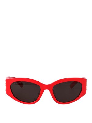 BALENCIAGA: Lunettes de soleil - Lunettes De Soleil - Rouge