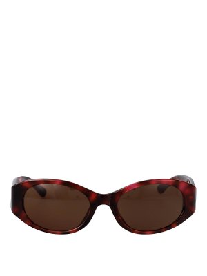 BALENCIAGA: サングラス - サングラス - ブラウン