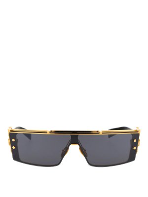 Balmain: Sonnenbrillen - Sonnenbrille - Gold