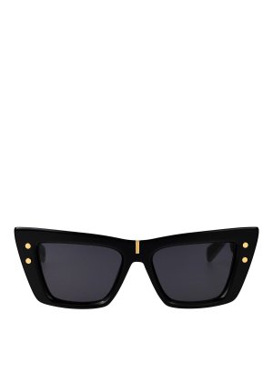 Balmain: Lunettes de soleil - Lunettes De Soleil - Noir