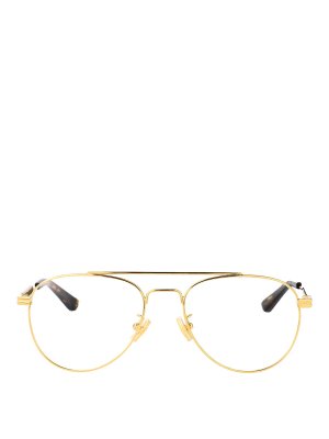 BOTTEGA VENETA: Gafas de sol - Gafas De Sol - Dorado