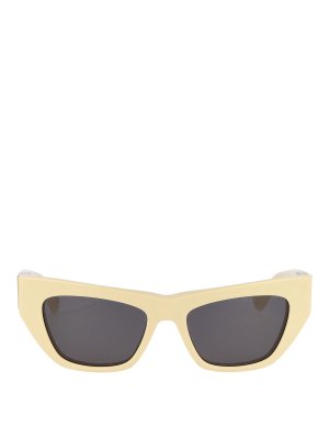 BOTTEGA VENETA: サングラス - サングラス - イエロー