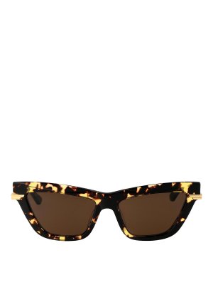 BOTTEGA VENETA: サングラス - サングラス - ブラウン