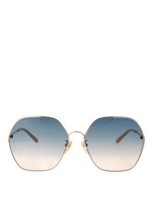 CHLOE': Gafas de sol - Gafas De Sol - Dorado