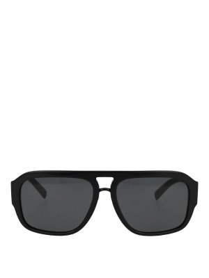 DOLCE & GABBANA: Sonnenbrillen - Sonnenbrille - Schwarz