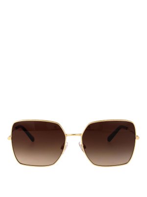 DOLCE & GABBANA: Gafas de sol - Gafas De Sol - Dorado