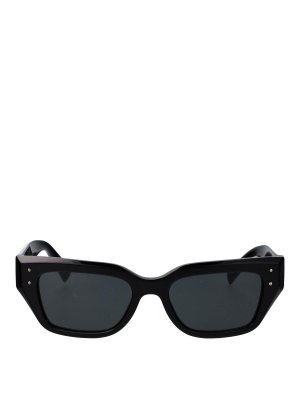 DOLCE & GABBANA: Lunettes de soleil - Lunettes De Soleil - Noir