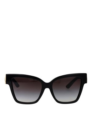 DOLCE & GABBANA: Lunettes de soleil - Lunettes De Soleil - Noir