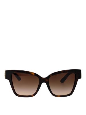 DOLCE & GABBANA: Lunettes de soleil - Lunettes De Soleil - Marron