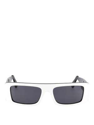 GCDS: Sonnenbrillen - Sonnenbrille - Weiß