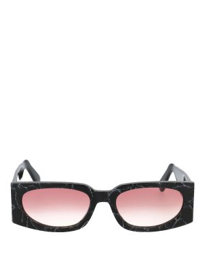 GCDS: Sonnenbrillen - Sonnenbrille - Schwarz