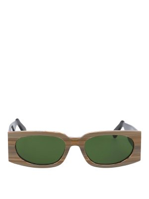 GCDS: Sonnenbrillen - Sonnenbrille - Braun