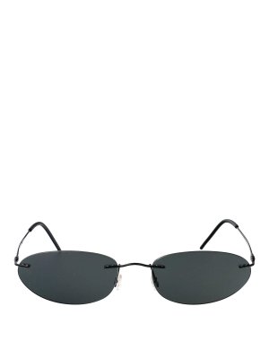 GIORGIO ARMANI: サングラス - サングラス - 黒