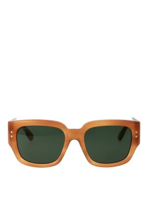 GUCCI: サングラス - サングラス - ブラウン