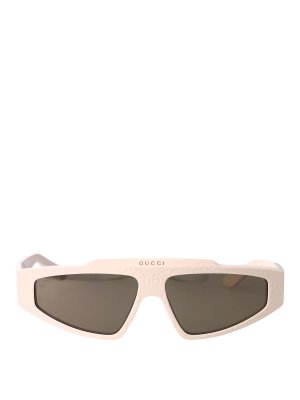 GUCCI: Lunettes de soleil - Lunettes De Soleil - Blanc