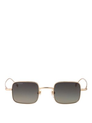 GUCCI: Sonnenbrillen - Sonnenbrille - Gold