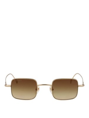 GUCCI: Sonnenbrillen - Sonnenbrille - Gold