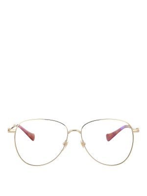 GUCCI: Sonnenbrillen - Sonnenbrille - Gold