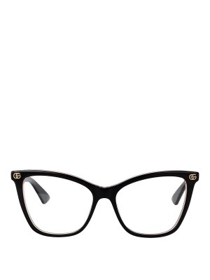 GUCCI: Sonnenbrillen - Sonnenbrille - Schwarz