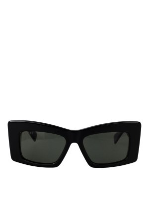 GUCCI: Sonnenbrillen - Sonnenbrille - Schwarz