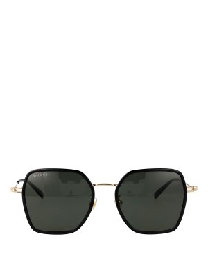 GUCCI: Sonnenbrillen - Sonnenbrille - Schwarz